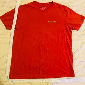 Columbia Men's Red T-Shirt Large everglades
